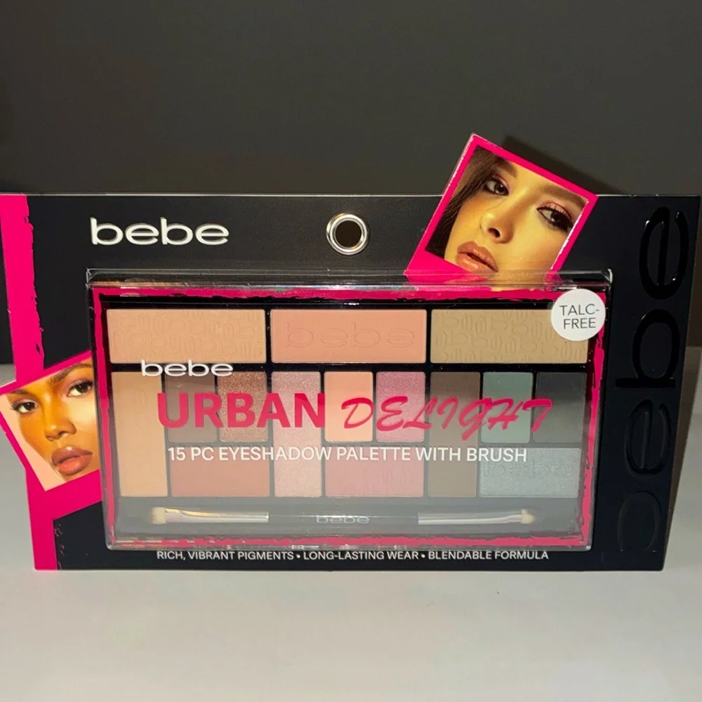 bebe 15-Piece Eyeshadow Palette – Urban Delight